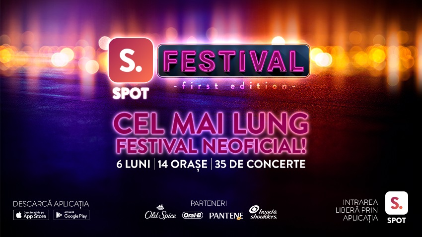 SPOT Festival aduce 35 de artiști consacrați pe 14 scene din mall-uri, în România