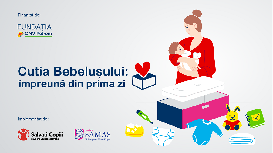 Cutia Bebelușului, ediția a doua, pentru 15.300 de mame și nou-născuții acestora din aproape 1.300 de comunități dezavantajate
