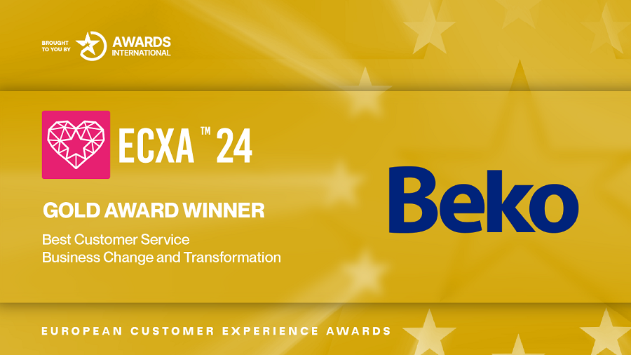 Serviciul Customer Service al companiei Beko România – două premii Gold și unul Silver în cadrul European Customer Experience Awards 2024