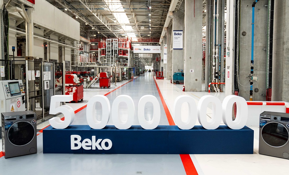 5 milioane de mașini de spălat rufe produse de Beko România în fabrica Industry 4.0 din Ulmi