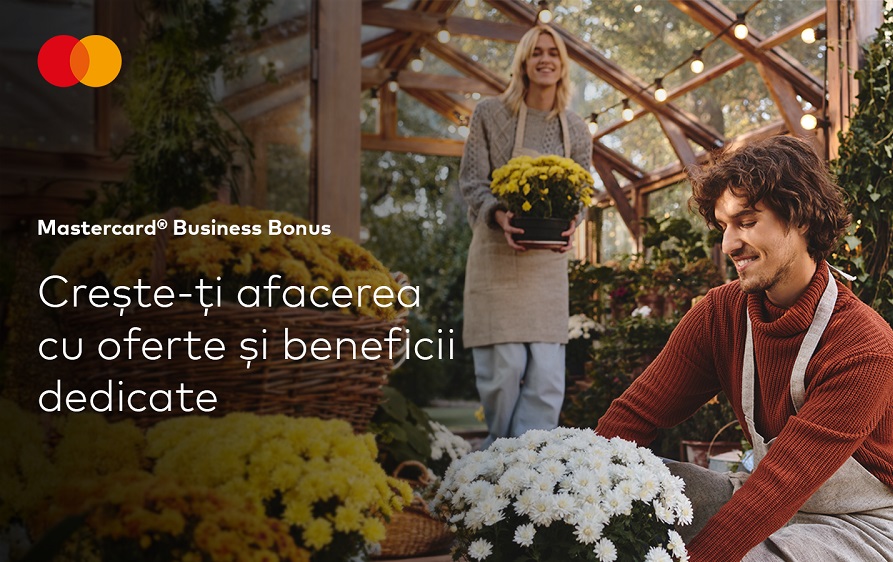 Business Bonus se extinde cu oferte de la parteneri locali, pentru cardurile Mastercard Business emise în România