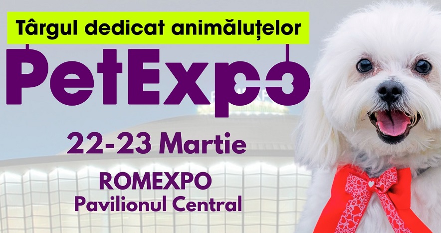 Târgul dedicat animalelor de companie PetExpo 2025: în București, la Romexpo, în Pavilionul Central